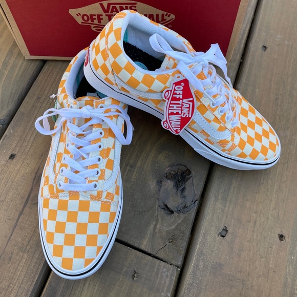 Comfycush Yellow Old Skool Vans Mens 8 - Picture 7 of 8